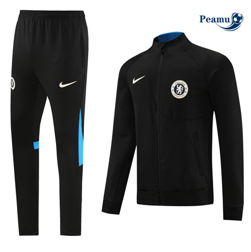Tuta Calcio - Giacca Chelsea Nero 2023-2024