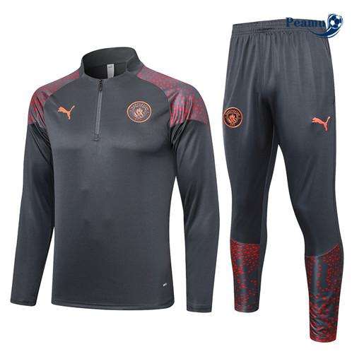 Tuta Calcio Manchester City Gris 2023-2024