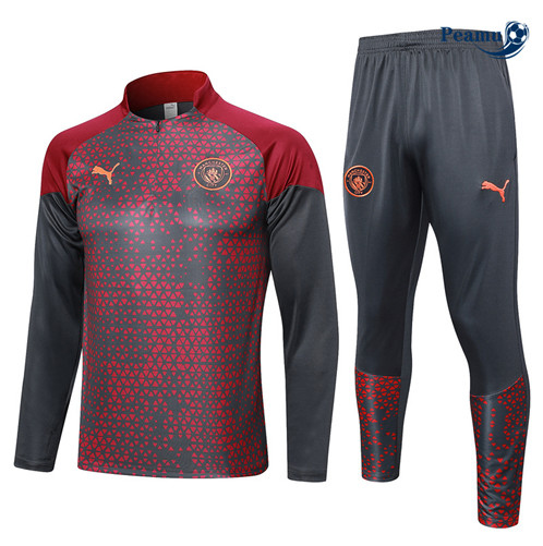 Tuta Calcio Manchester City Rosso 2023-2024