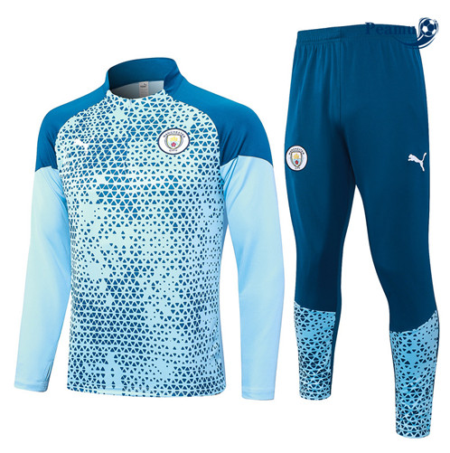 Tuta Calcio Manchester City Azul Claro 2023-2024