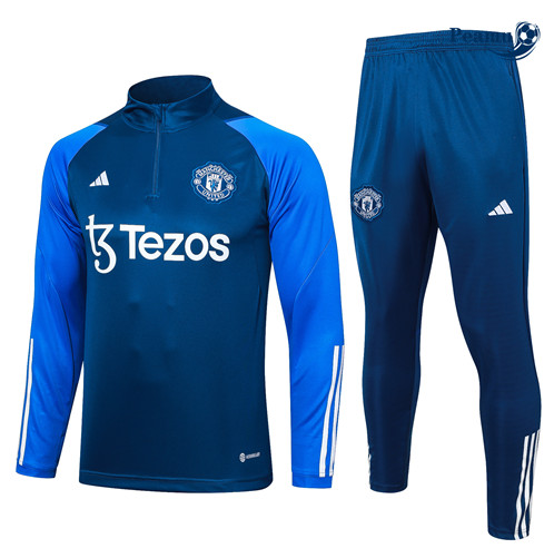 Tuta Calcio Manchester United Azul Real 2023-2024