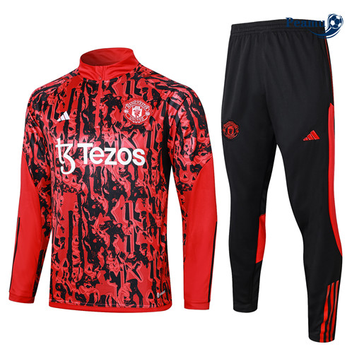 Tuta Calcio Manchester United Rosso 2023-2024