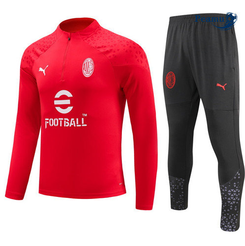 Tuta Calcio AC Milan Rosso 2023-2024