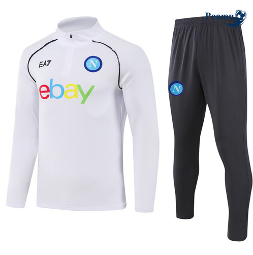 Tuta Calcio SSC Napoli Bianco 2023-2024