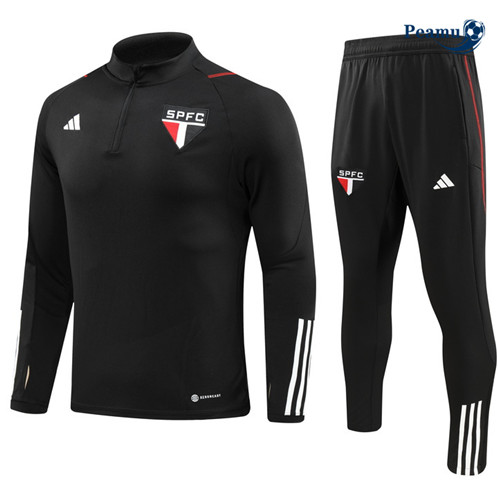 Tuta Calcio Sao Paulo Bambino Nero 2023-2024