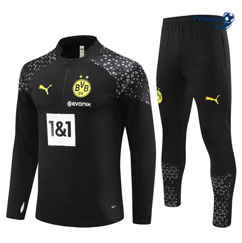 Tuta Calcio Dortmund Bambino Nero 2023-2024