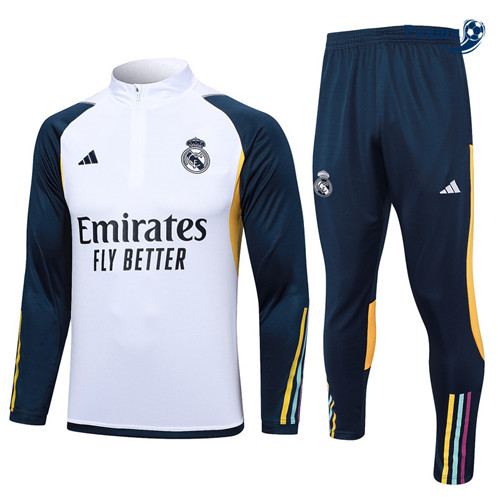 Tuta Calcio Real Madrid Bambino Bianco 2023-2024