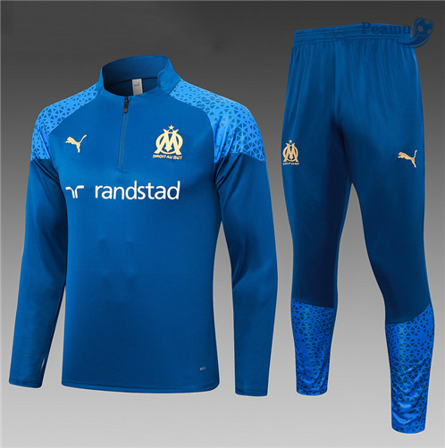 Tuta Calcio Marsella Bambino Azul 2023-2024