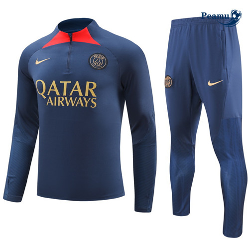 Tuta Calcio Paris PSG Bambino Azul 2023-2024