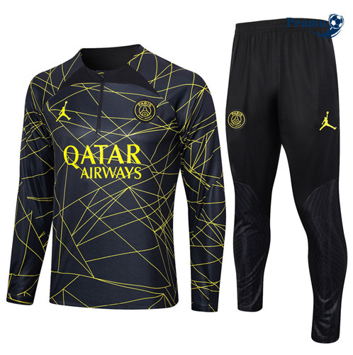 Tuta Calcio Paris PSG Bambino Nero 2023-2024