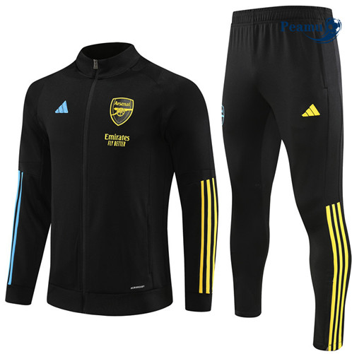 Tuta Calcio - Giacca Arsenal Bambino Nero 2023-2024