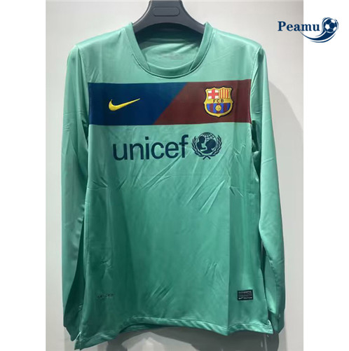 Classico Maglie Barcelona Seconda Manica larga 2010-11