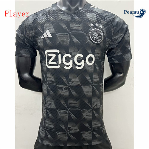 NegozioMaglie Calcio Maglie Calcio Player AFC Ajax Nero 2023-2024