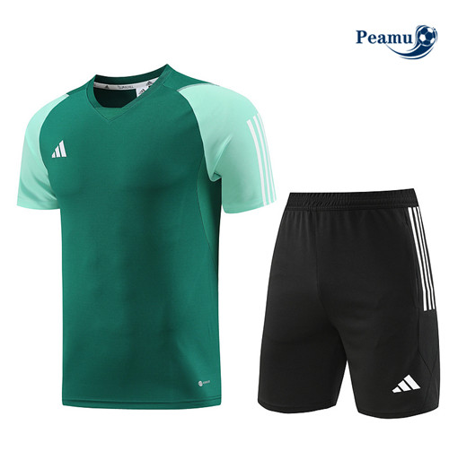 Acquista Kit Maglia Formazione Calcio Adidas + Pantaloni Verde 2023-2024