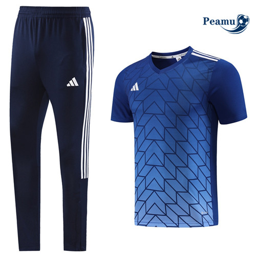 Acquistare Kit Maglia Formazione Calcio Adidas + Pantaloni Blu 2023-2024
