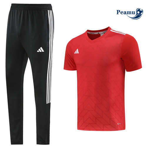 Acquista Kit Maglia Formazione Calcio Adidas + Pantaloni Rosso 2023-2024