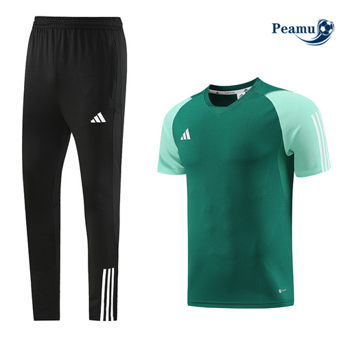 Acquistare Kit Maglia Formazione Calcio Adidas + Pantaloni Verde 2023-2024