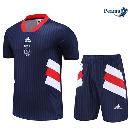 Shopping Kit Maglia Formazione Calcio AFC Ajax + Pantaloni Blu 2023-2024