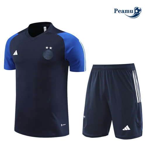 Creare Kit Maglia Formazione Calcio Algeria Bambino + Pantaloni Blu 2023-2024
