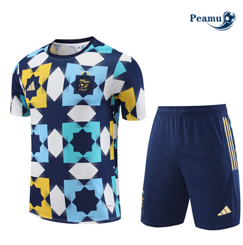 Sconto Kit Maglia Formazione Calcio Algeria Bambino + Pantaloni Blu 2023-2024