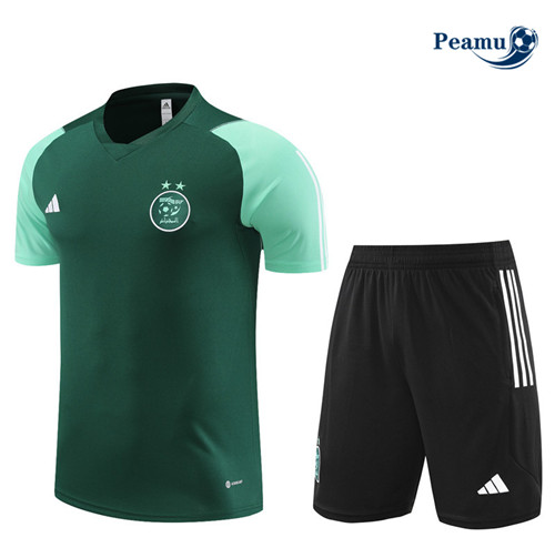 Acquistare Kit Maglia Formazione Calcio Algeria Bambino + Pantaloni Verde 2023-2024