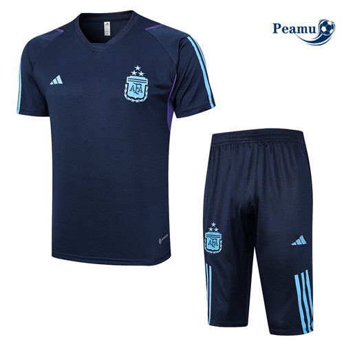 Acquistare Kit Maglia Formazione Calcio Argentina + Pantaloni Blu 2023-2024