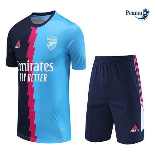 Acquistare Kit Maglia Formazione Calcio Arsenal + Pantaloni Blu 2023-2024