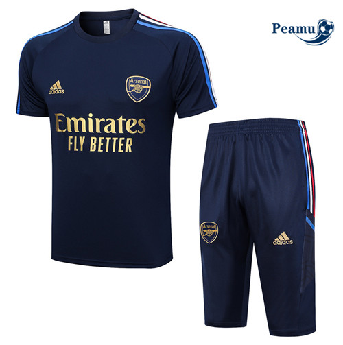 Grossista Kit Maglia Formazione Calcio Arsenal + Pantaloni Blu 2023-2024