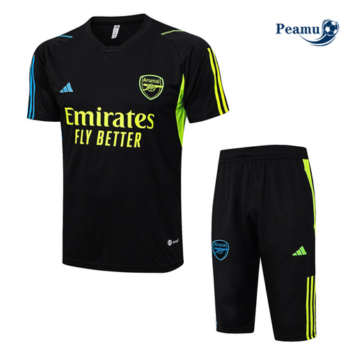 Prezzo Kit Maglia Formazione Calcio Arsenal + Pantaloni Nero 2023-2024