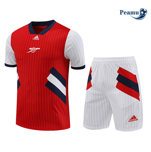 Vendita Kit Maglia Formazione Calcio Arsenal + Pantaloni Rosso 2023-2024