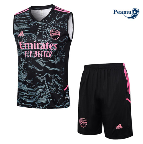 Acquistare Kit Maglia Formazione Calcio Arsenal Debardeur + Pantaloni Blu 2023-2024