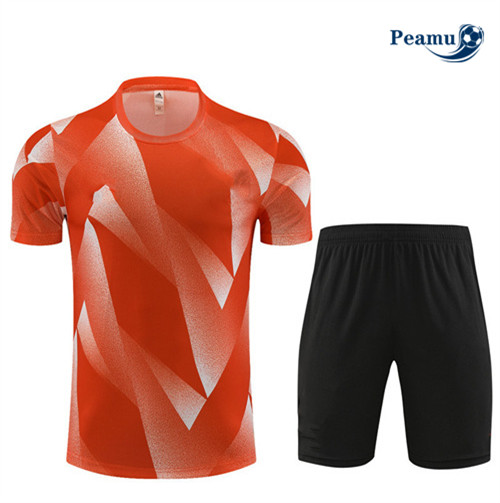 Offrire Kit Maglia Formazione Calcio Bayern Monaco Bambino + Pantaloni Arancia 2023-2024