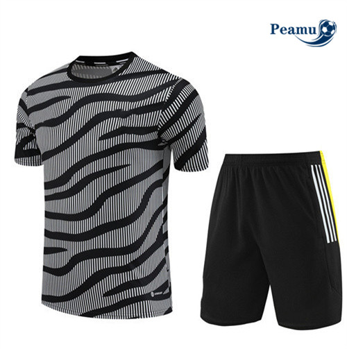 Offrire Kit Maglia Formazione Calcio Juventus + Pantaloni Grigio 2023-2024
