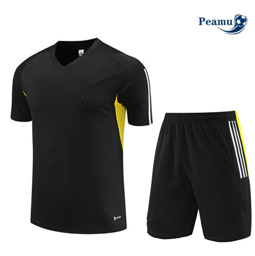 Produzione Kit Maglia Formazione Calcio Juventus + Pantaloni Nero 2023-2024