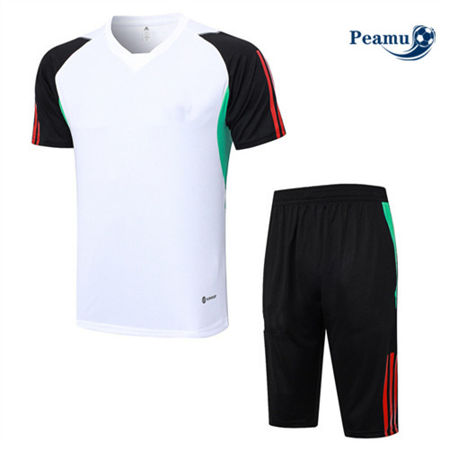 La moda Kit Maglia Formazione Calcio Manchester United + Pantaloni Bianco 2023-2024