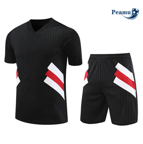 Creare Kit Maglia Formazione Calcio Manchester United + Pantaloni Nero 2023-2024