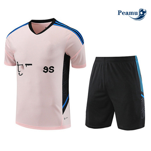 Vendere Kit Maglia Formazione Calcio Manchester United + Pantaloni Rosa 2023-2024