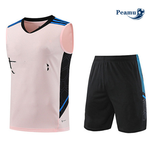 Acquistare Kit Maglia Formazione Calcio Manchester United Debardeur + Pantaloni Rosa 2023-2024