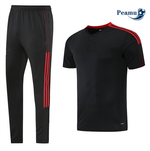 Shopping Kit Maglia Formazione Calcio Manchester United + Pantaloni Nero 2023-2024