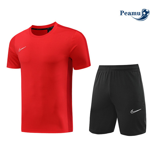Offrire Kit Maglia Formazione Calcio Nike + Pantaloni Rosso 2023-2024