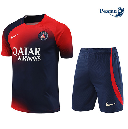 Acquista Kit Maglia Formazione Calcio PSG + Pantaloni Blu 2023-2024