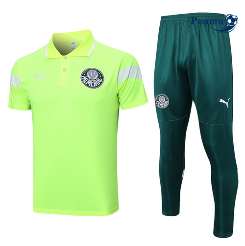 Vendita Kit Maglia Formazione Calcio Palmeiras Polo + Pantaloni 2023-2024
