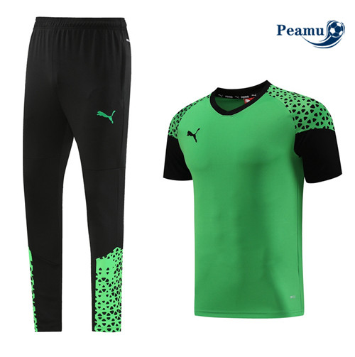 Acquista Kit Maglia Formazione Calcio Puma + Pantaloni Verde 2023-2024