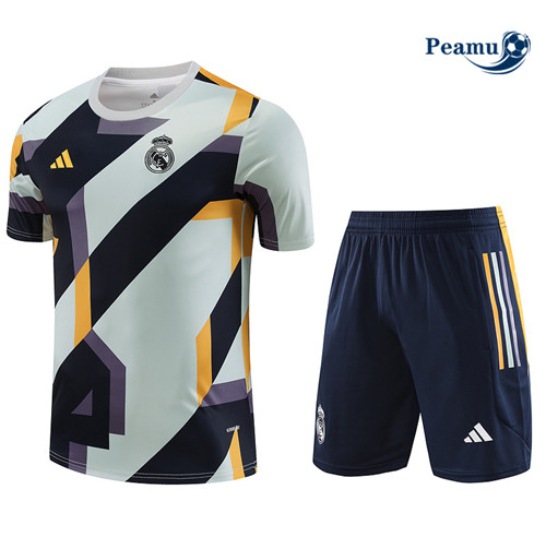 Scelta Kit Maglia Formazione Calcio Real Madrid + Pantaloni Bianco 2023-2024