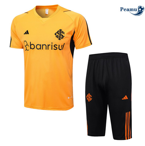 Vendita Kit Maglia Formazione Calcio SC Internacional + Pantaloni Arancia 2023-2024