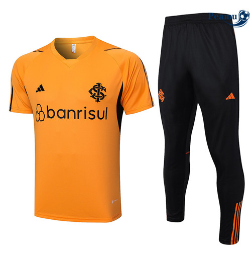 Acquistare Kit Maglia Formazione Calcio SC Internacional + Pantaloni Arancia 2023-2024