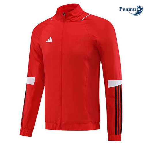 Vendere Giacca A Vento Calcio Adidas Rosso 2023-2024