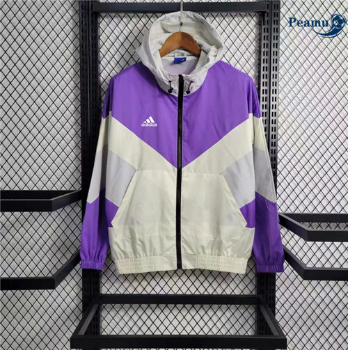 Negozio Giacca A Vento Calcio Adidas Viola 2023-2024