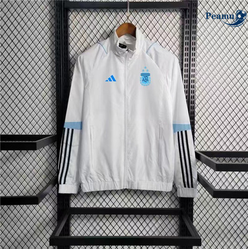 Nuove Giacca A Vento Calcio Argentina Bianco 2023-2024