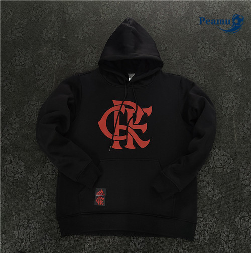 Shopping Giacca Con Cappuccio Calcio Flamengo Nero 2023-2024
